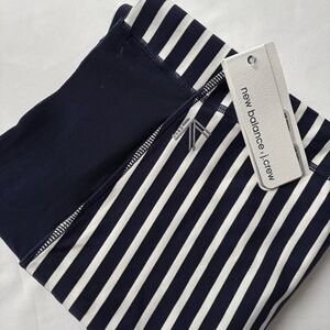 NWT New Balance x J.Crew Striped Mesh Leggings XL